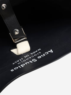 Black Musubi knot shopper Tote Bags Acne Studios 
