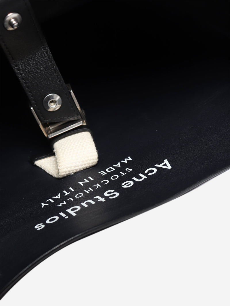 Black Musubi knot shopper Tote Bags Acne Studios 