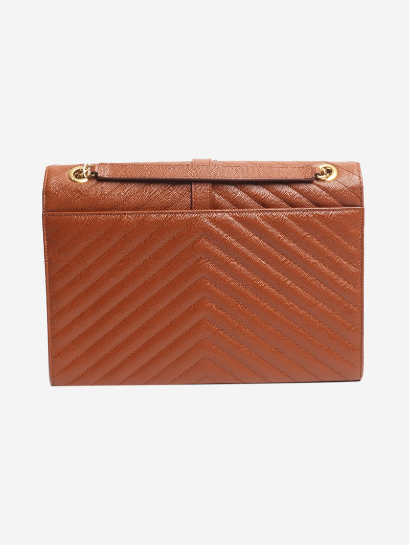 Brown leather envelope bag Cross-body bags Saint Laurent 