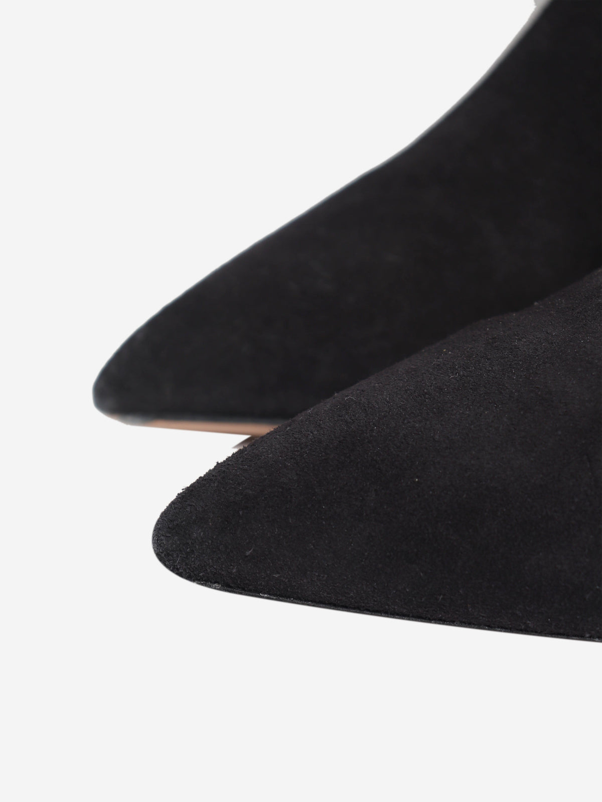 Black suede Anja knee-high boots - size EU 38.5 Boots Paris Texas 
