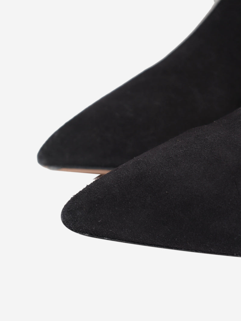Black suede Anja knee-high boots - size EU 38.5 Boots Paris Texas 