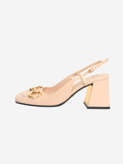 Blush Horsebit slingback pumps - size EU 35.5 Heels Gucci 