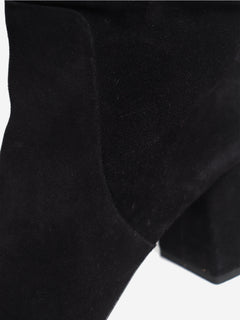 Black suede Anja knee-high boots - size EU 38.5 Boots Paris Texas 