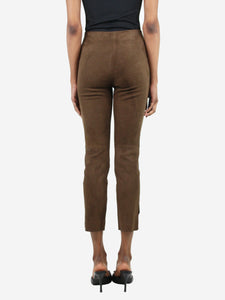 Vince Brown suede leggings- size S