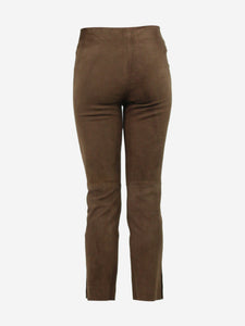 Vince Brown suede leggings- size S