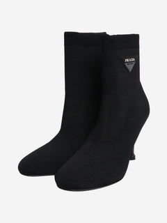 Black sock boots - EU 40.5 Boots Prada 
