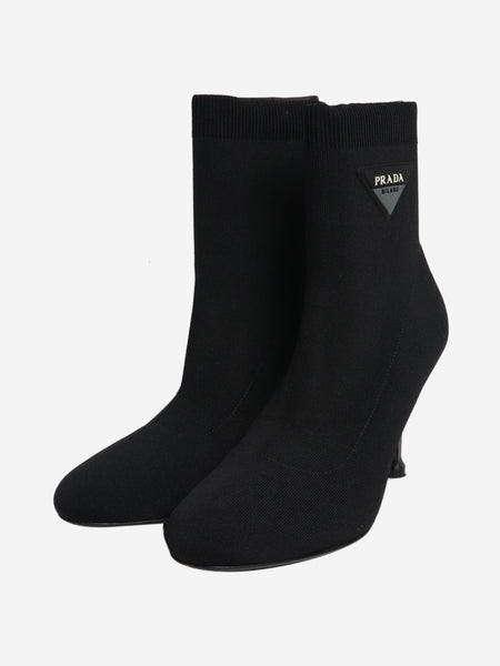 Black sock boots - EU 40.5 alternate image