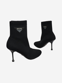 Black sock boots - EU 40.5 Boots Prada 