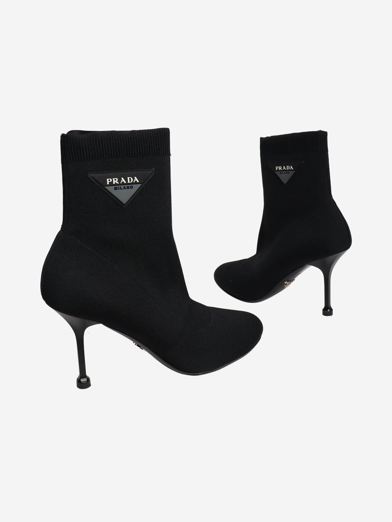 Black sock boots - EU 40.5 Boots Prada 