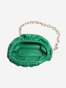 Bottega Veneta Green Pouch on chain bag