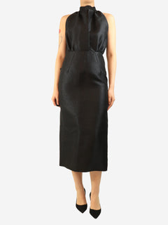 Black lurex column dress - size UK 10 Dresses Emilia Wickstead 