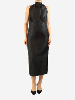 Black lurex column dress - size UK 10 Dresses Emilia Wickstead 