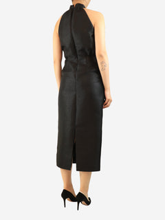 Black lurex column dress - size UK 10 Dresses Emilia Wickstead 