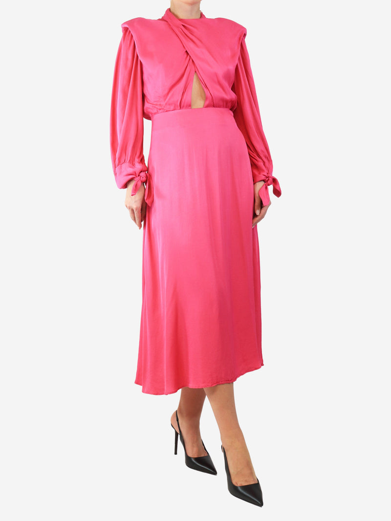 Pink mid length dress - size S Dresses Farm Rio 