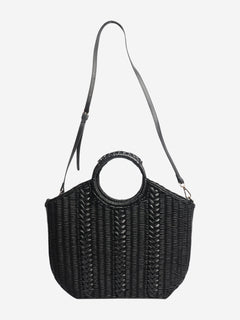 Black wicker basket bag Top Handle Bags Ulla Johnson 