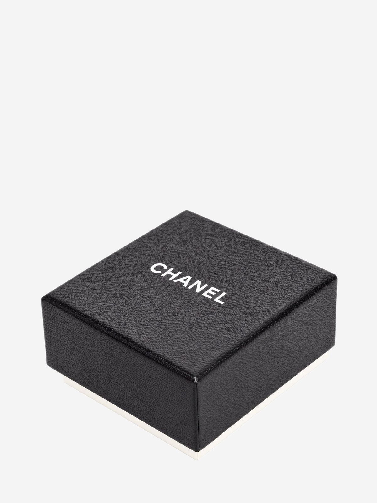 Silver crystal square drop hoop earrings Earrings Chanel 