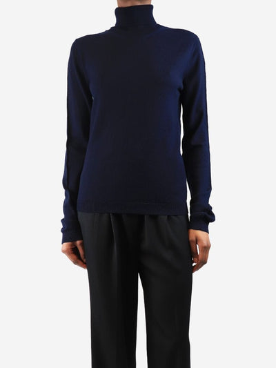 Navy Billie wool top - size M Knitwear Issue Twelve 