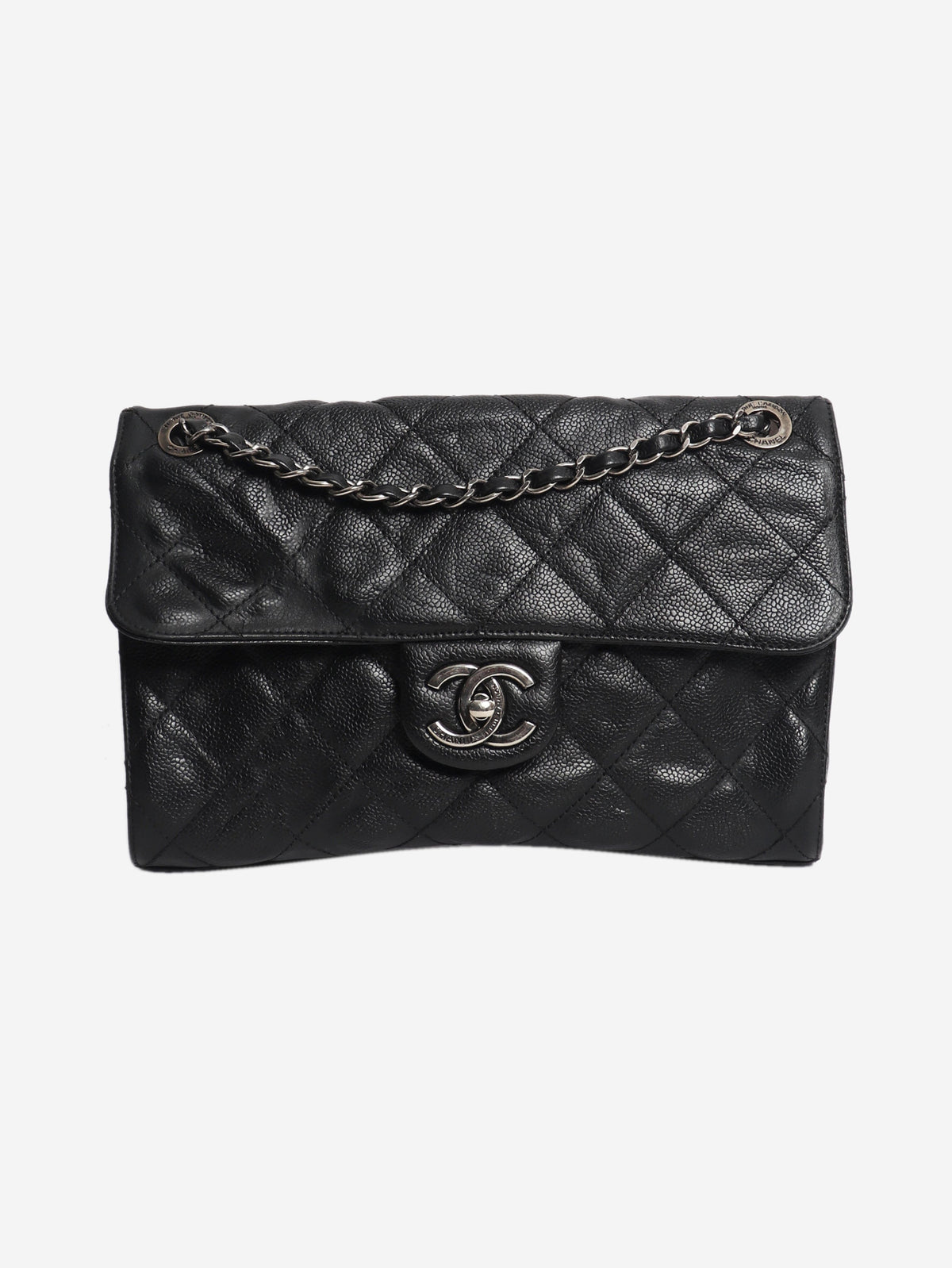 Black 2013 caviar-quilted CC Crave shoulder bag Shoulder bags Chanel 