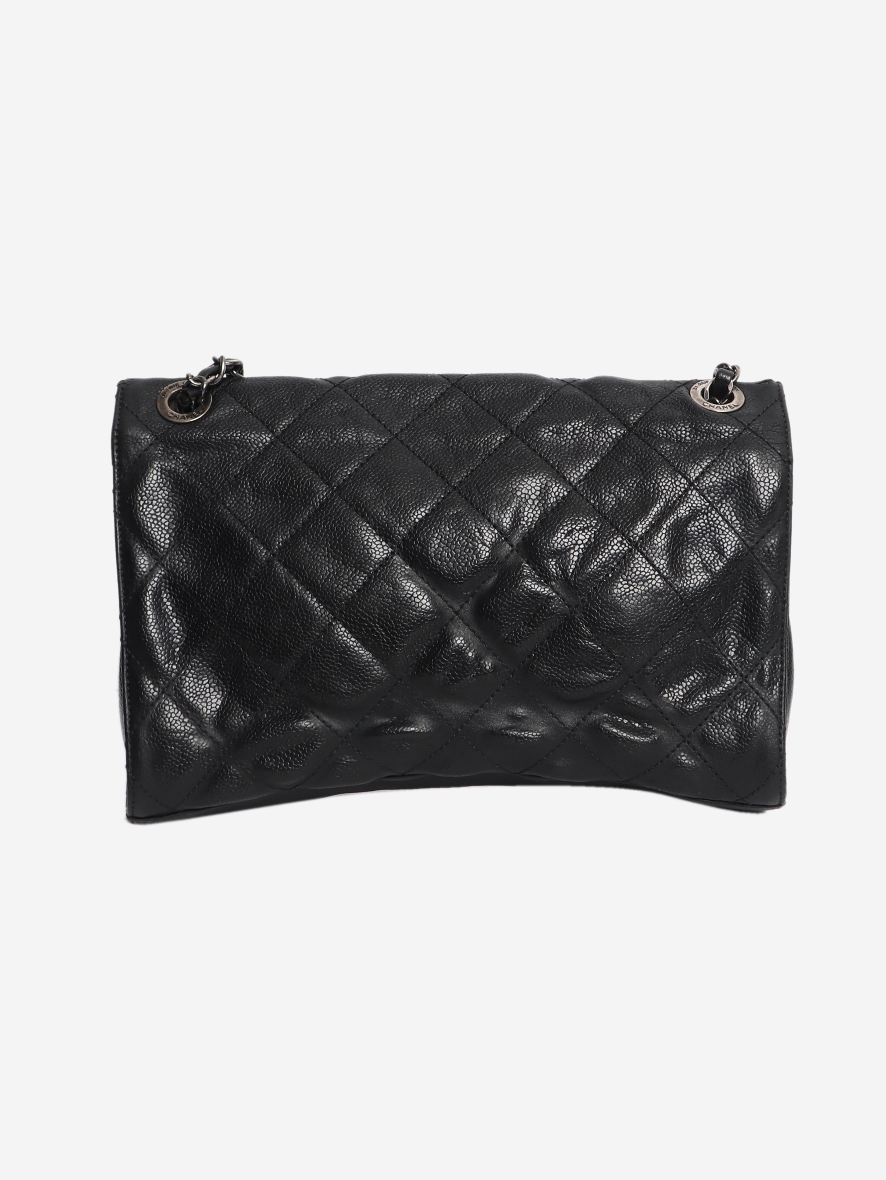 Black 2013 caviar-quilted CC Crave shoulder bag Shoulder bags Chanel 