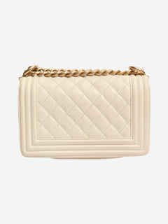 Cream mini boy bag Cross-body Bags Chanel 