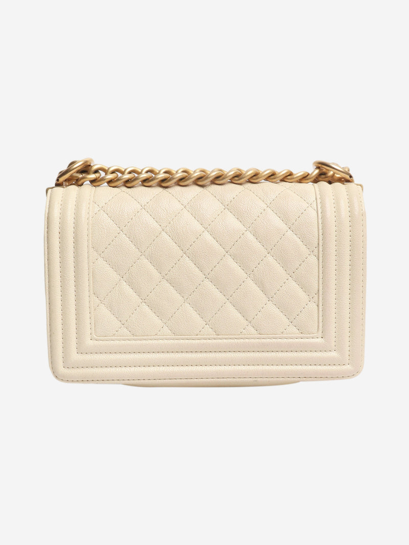 Cream mini boy bag Cross-body Bags Chanel 