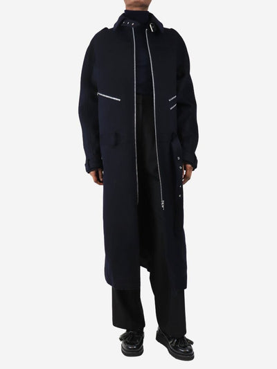 Blue Anna wool coat - size UK 6 Coats & Jackets Issue Twelve 