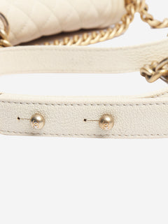 Cream mini boy bag Cross-body Bags Chanel 