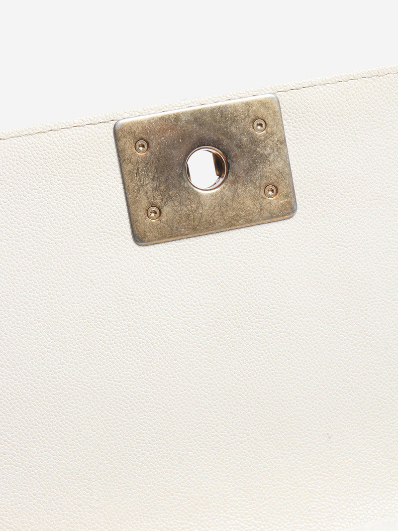Cream mini boy bag Cross-body Bags Chanel 