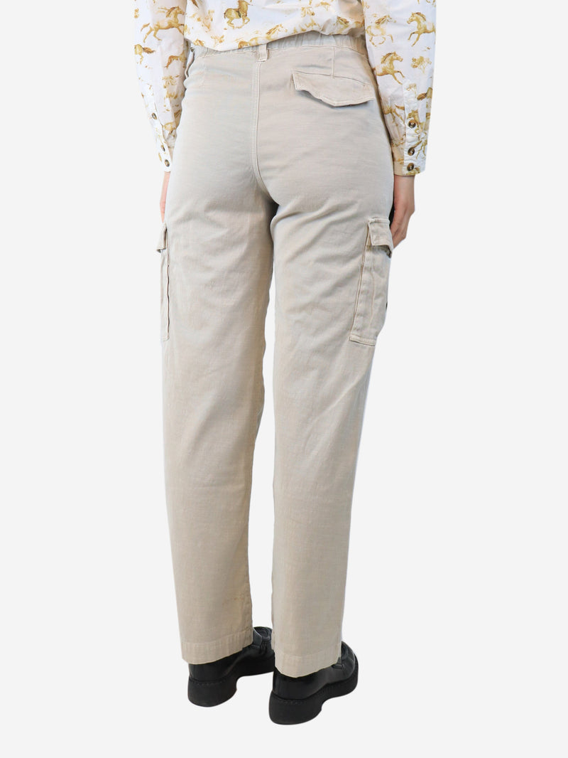 Neutral cargo trousers - size UK 8 Trousers James Perse 