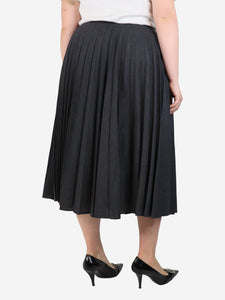 Margaret Howell Grey pleated skirt - size UK 12