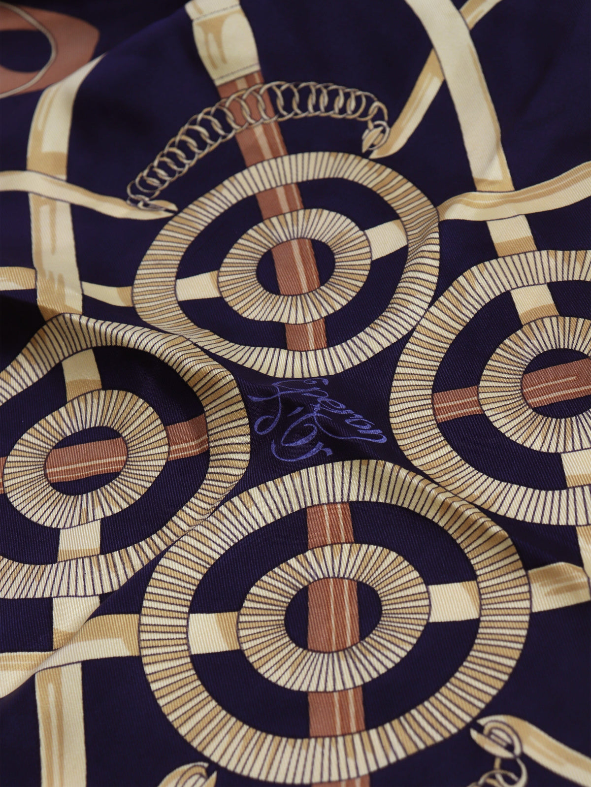 Black silk printed scarf Scarves Hermes 