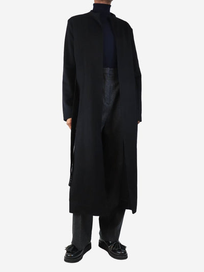 Margot Black wool coat - size UK 10 Coats & Jackets Issue Twelve 