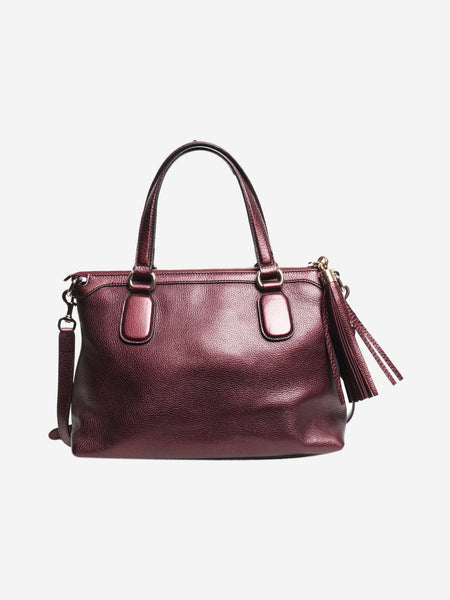 Burgundy Soho Tassel shoulder bag alternate image