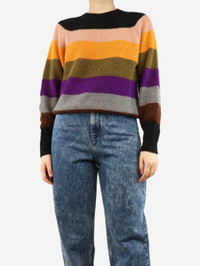 La Double J Multicolour striped jumper - size S