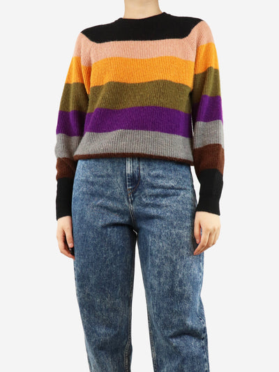 Multicolour striped jumper - size S Knitwear La Double J 