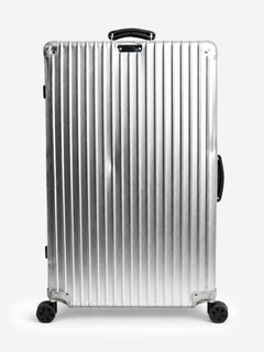 Silver aluminium Classic Check-In L suitcase Luggage & Travel Bags Rimowa 