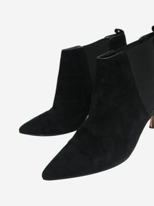 Manolo Blahnik Black suede ankle boots - size EU 38.5