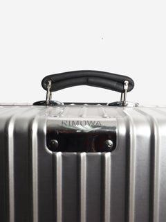 Silver aluminium Classic Check-In L suitcase Luggage & Travel Bags Rimowa 