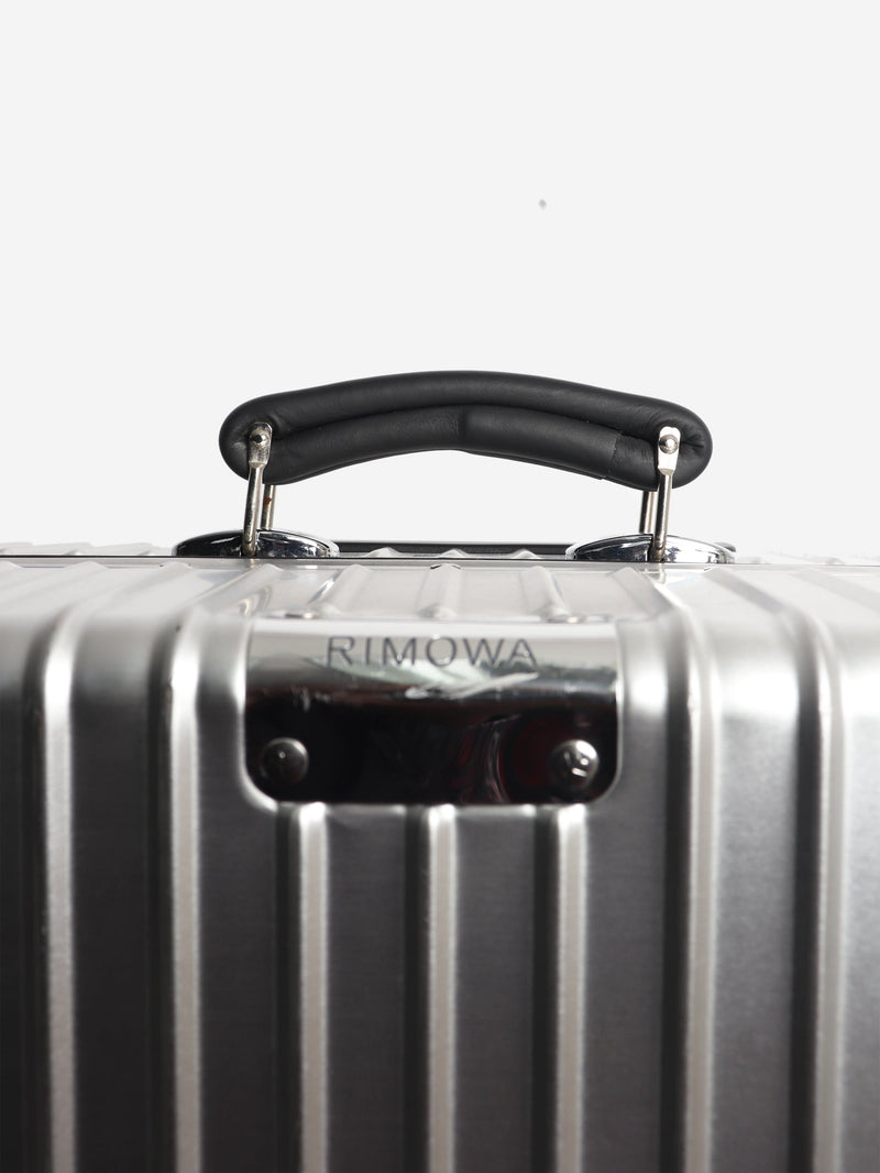 Silver aluminium Classic Check-In L suitcase Luggage & Travel Bags Rimowa 