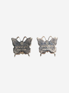Gucci Silver butterfly earrings