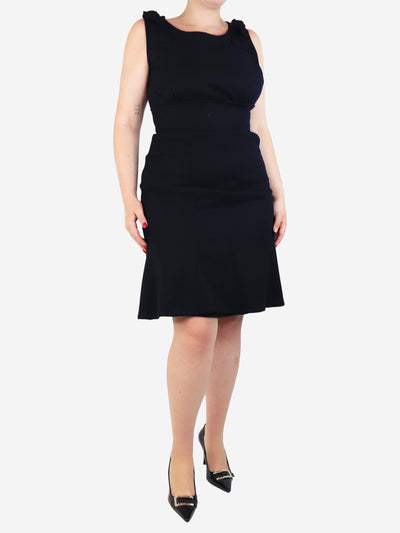 Blue wool midi dress - size UK 14 Dresses Jil Sander 