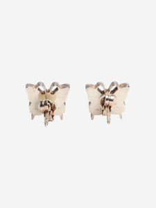 Gucci Silver butterfly earrings