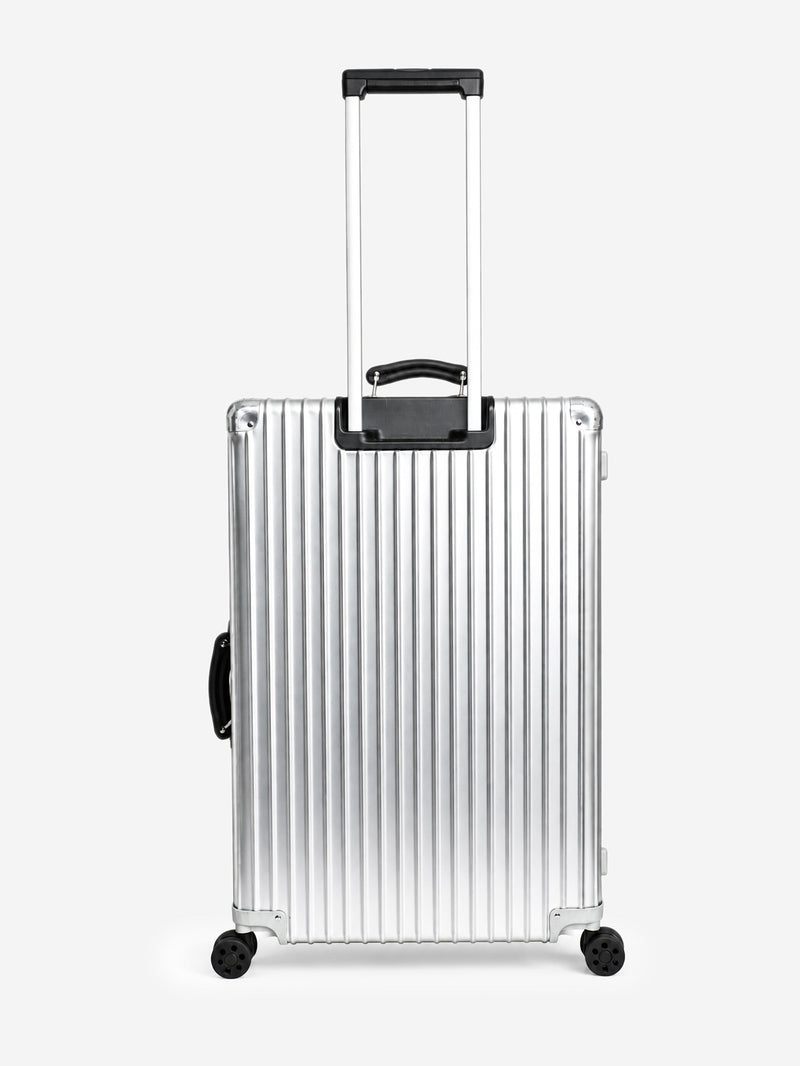 Silver aluminium Classic Check-In L suitcase Luggage & Travel Bags Rimowa 