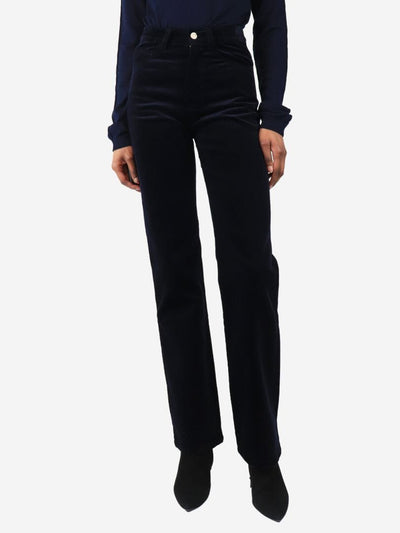 Navy Chia cord trousers - size W 25 Trousers Issue Twelve 