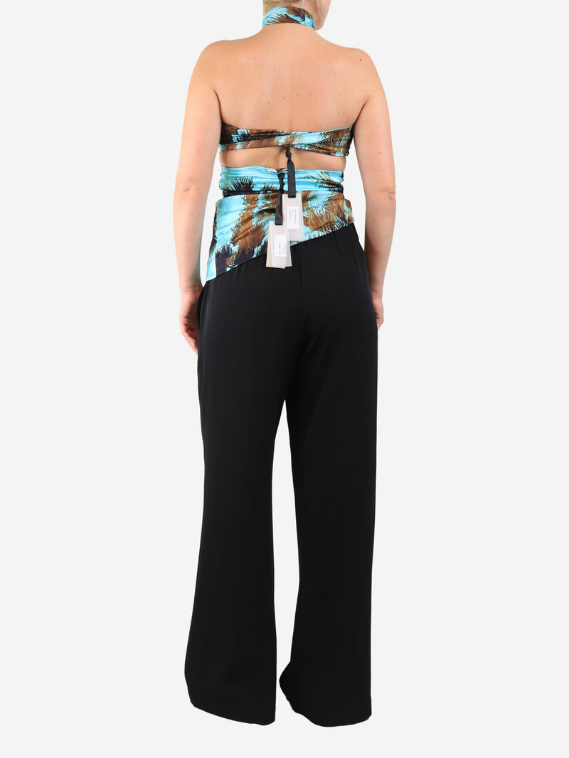Laneus Turquoise satin set - size UK 12 Sets Laneus 