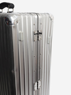 Silver aluminium Classic Check-In L suitcase Luggage & Travel Bags Rimowa 