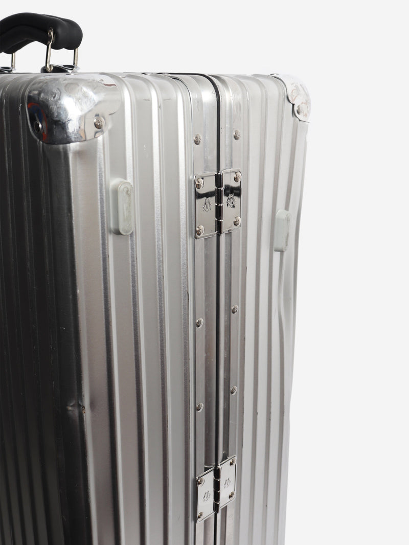 Silver aluminium Classic Check-In L suitcase Luggage & Travel Bags Rimowa 