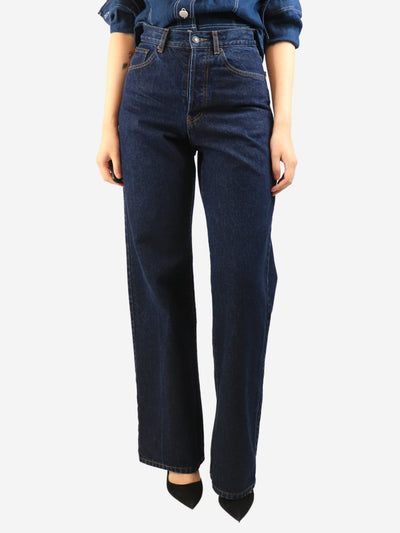Dark wash wide-leg jeans - size UK 10 Denim The Row 