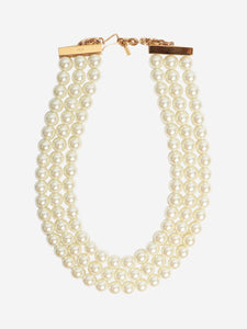 Celine White Les Perles necklace