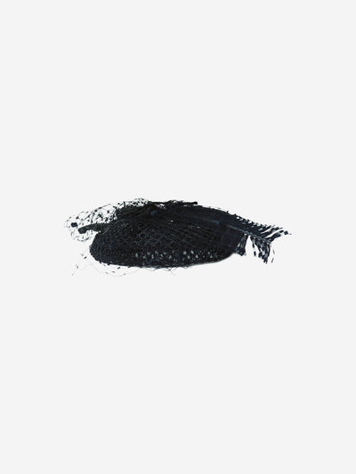 Black fishnet beret Hats Stephen Jones 